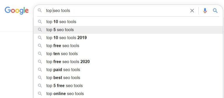 top 5 SEO tools