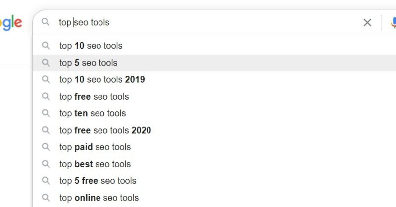 top 5 SEO tools